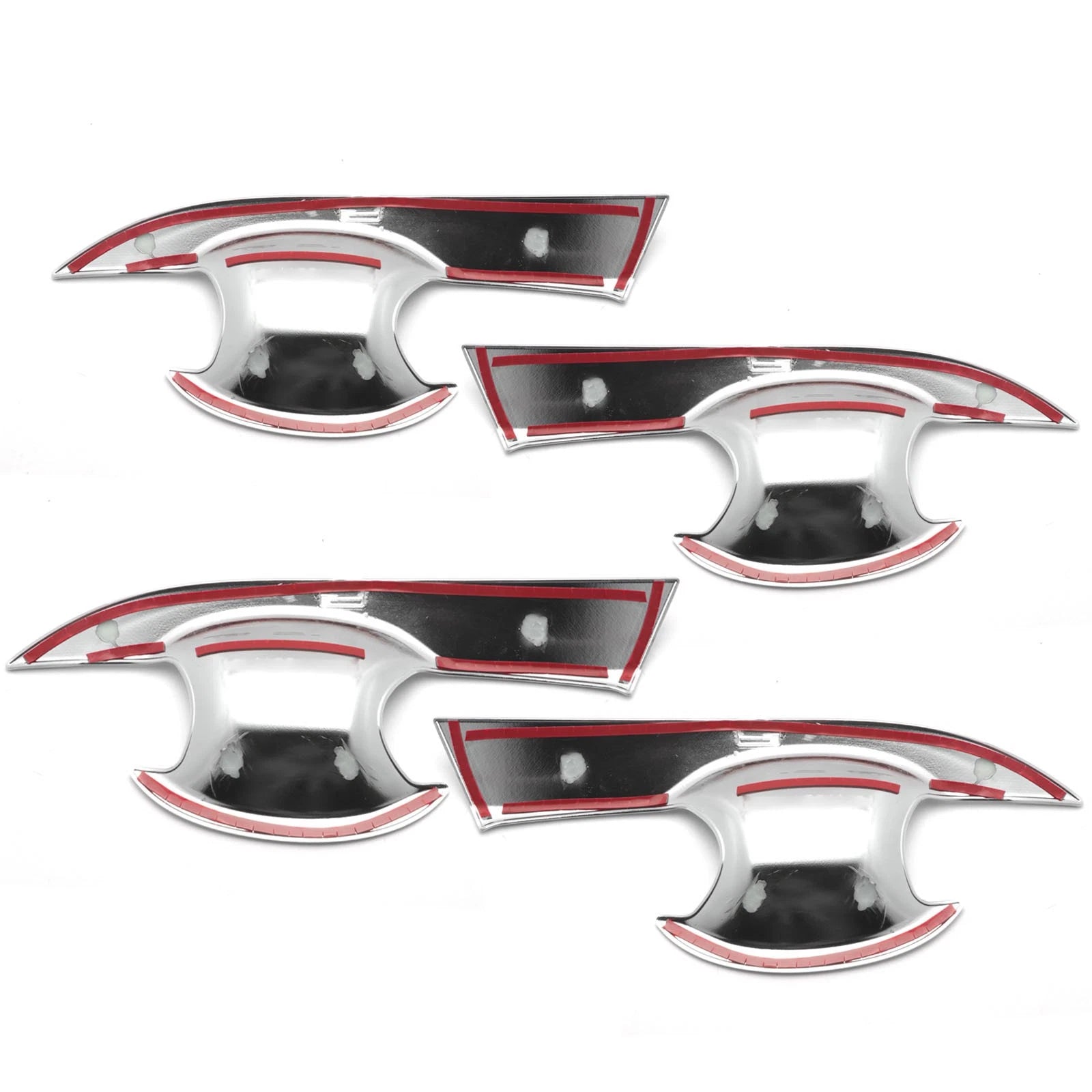 Chrome ABS Exterior Side Door Handle Bowl Bezel Trim for Honda Civic (2016-2021)