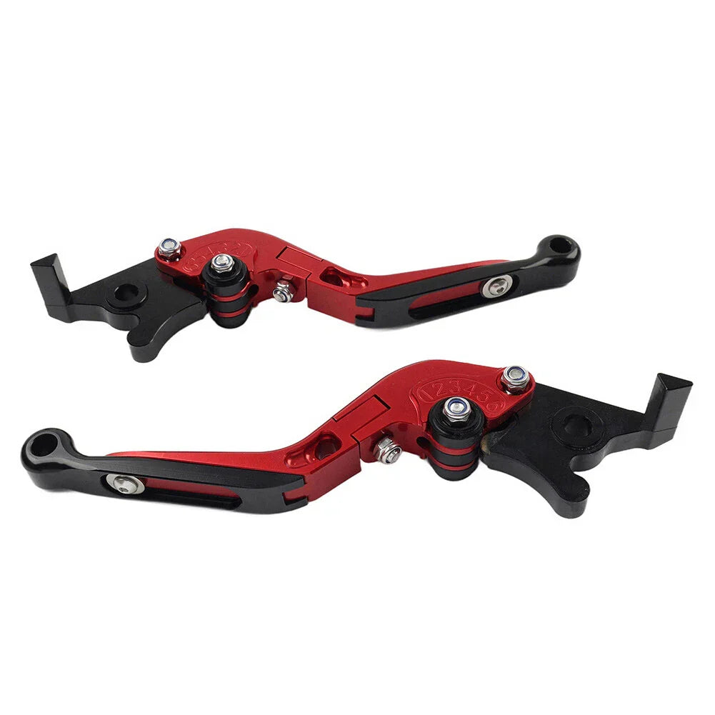 CNC Red Extendable Brake Clutch Levers for Yamaha FJR 1300, XJR1300 (2004-2020)