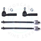 Set of 4 Front Inner & Outer Tie Rod Ends for Chrysler PT Cruiser (2001–2010)