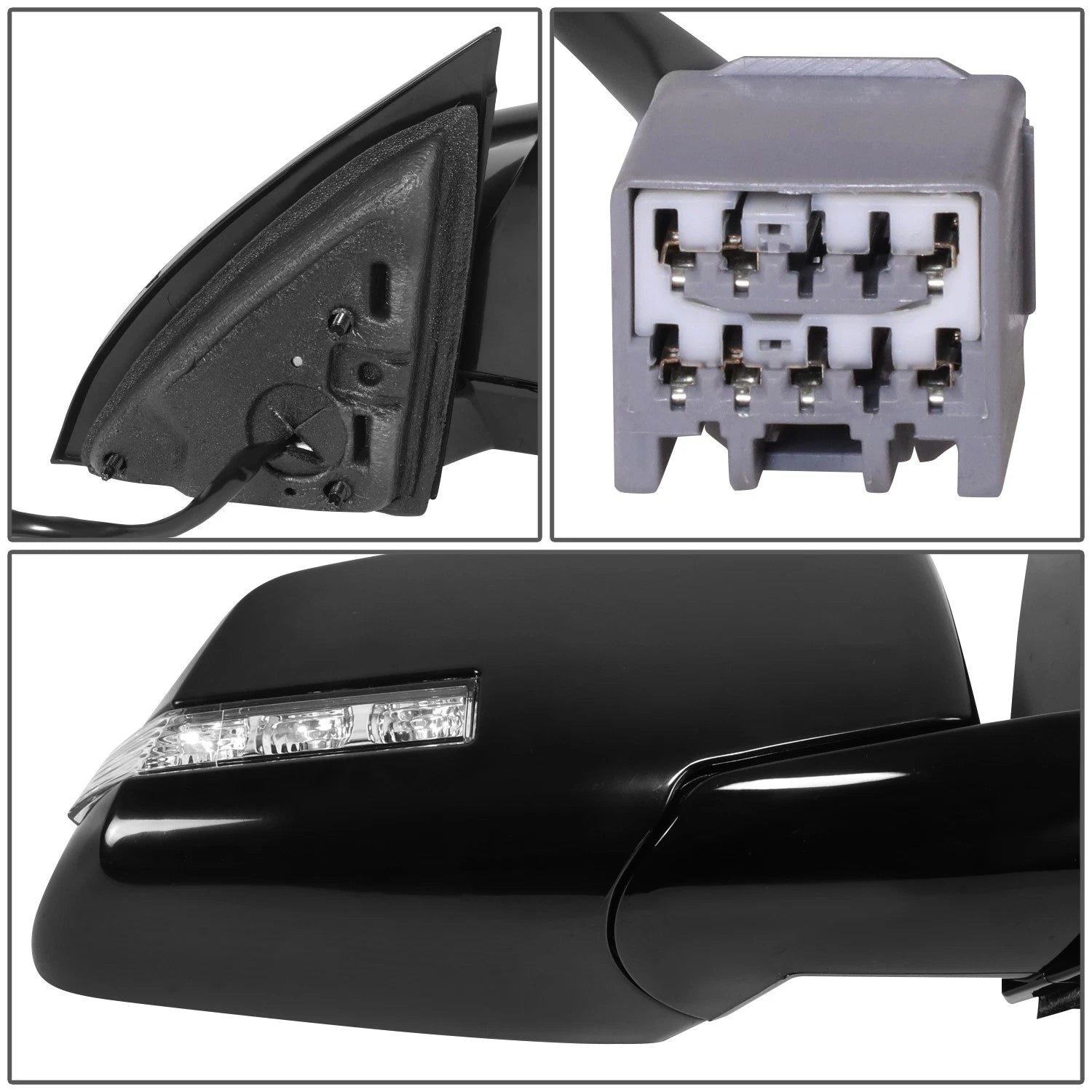 Powered Heated Side Door Mirror for Saturn Outlook (2007–2008)