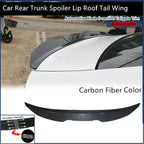 Universal Adjustable Rear Trunk Spoiler Lip Tail Wing Sticker for Sedan