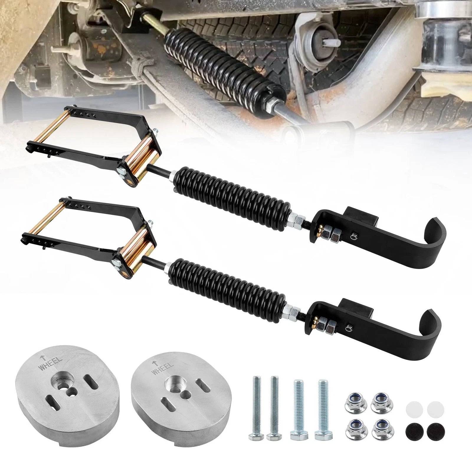 Heavy Duty Rear Leaf Spring Suspension Kit for Ford F150 4WD (2009–2023)