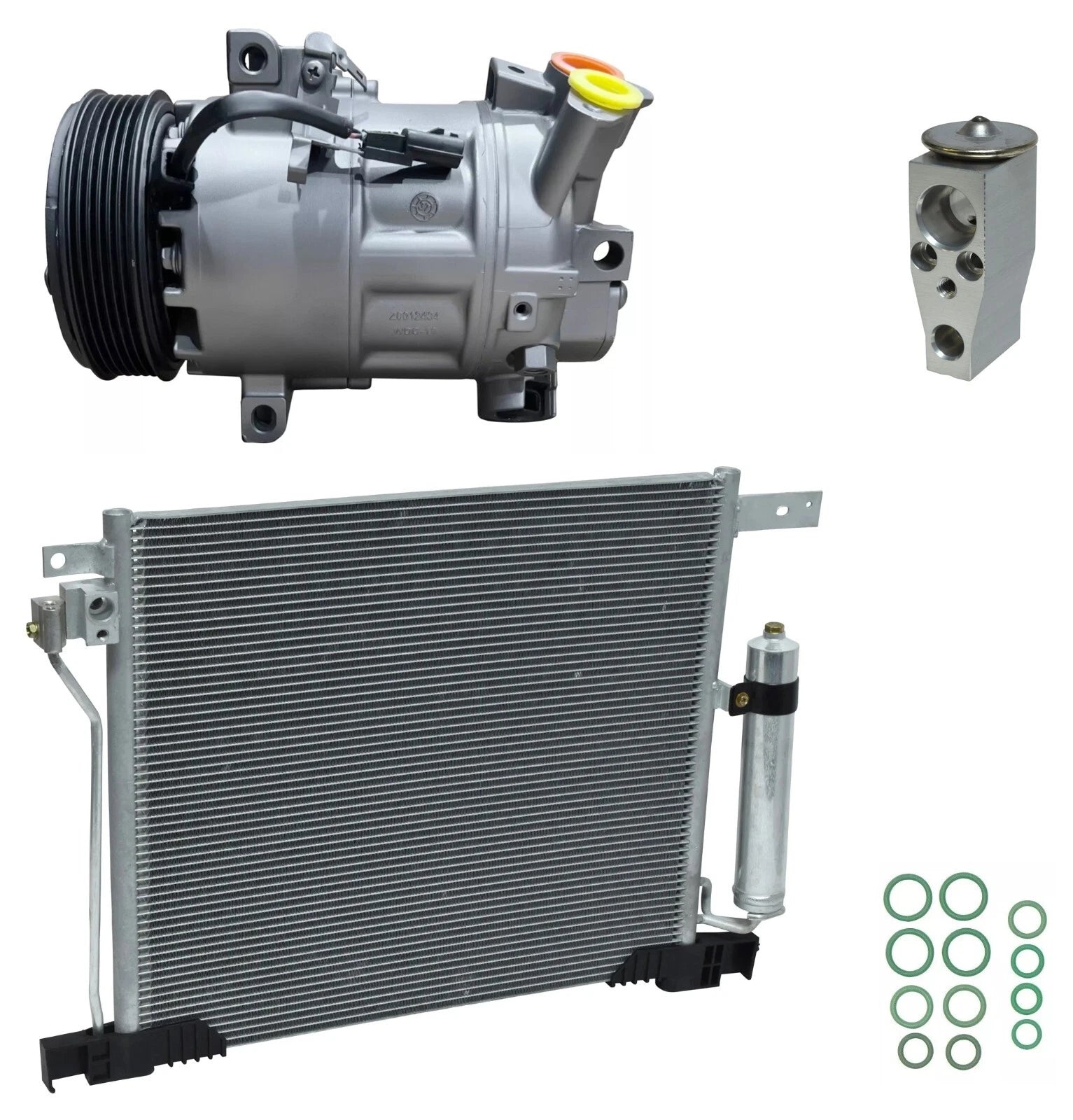 A/C Compressor Kit With Condenser Replacement for Nissan Sentra Nismo (2019–2019)