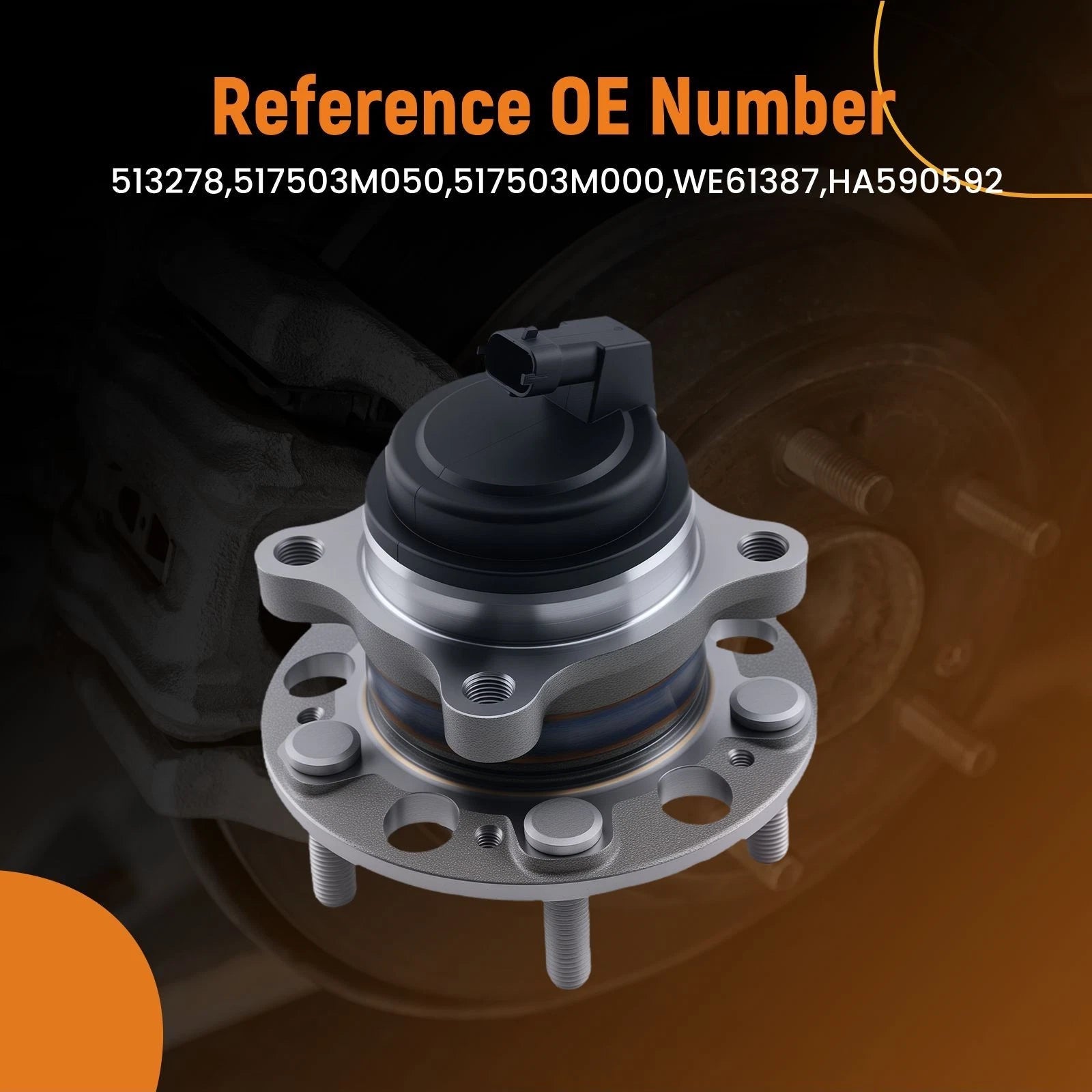 Front Wheel Hub Assembly for Hyundai Genesis (2009–2014) Equus (2011–2016) 513278