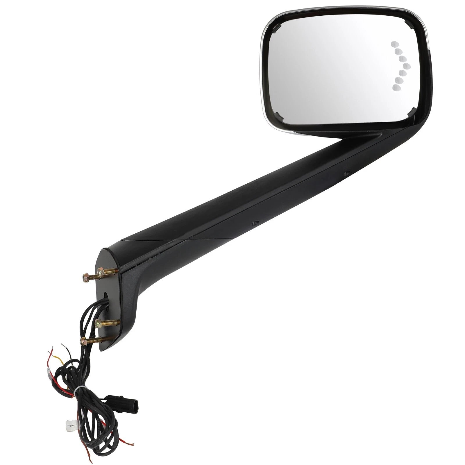 Set of 2 Chrome Hood Mirror Turn Signal Lights for Cascadia (2018-On)