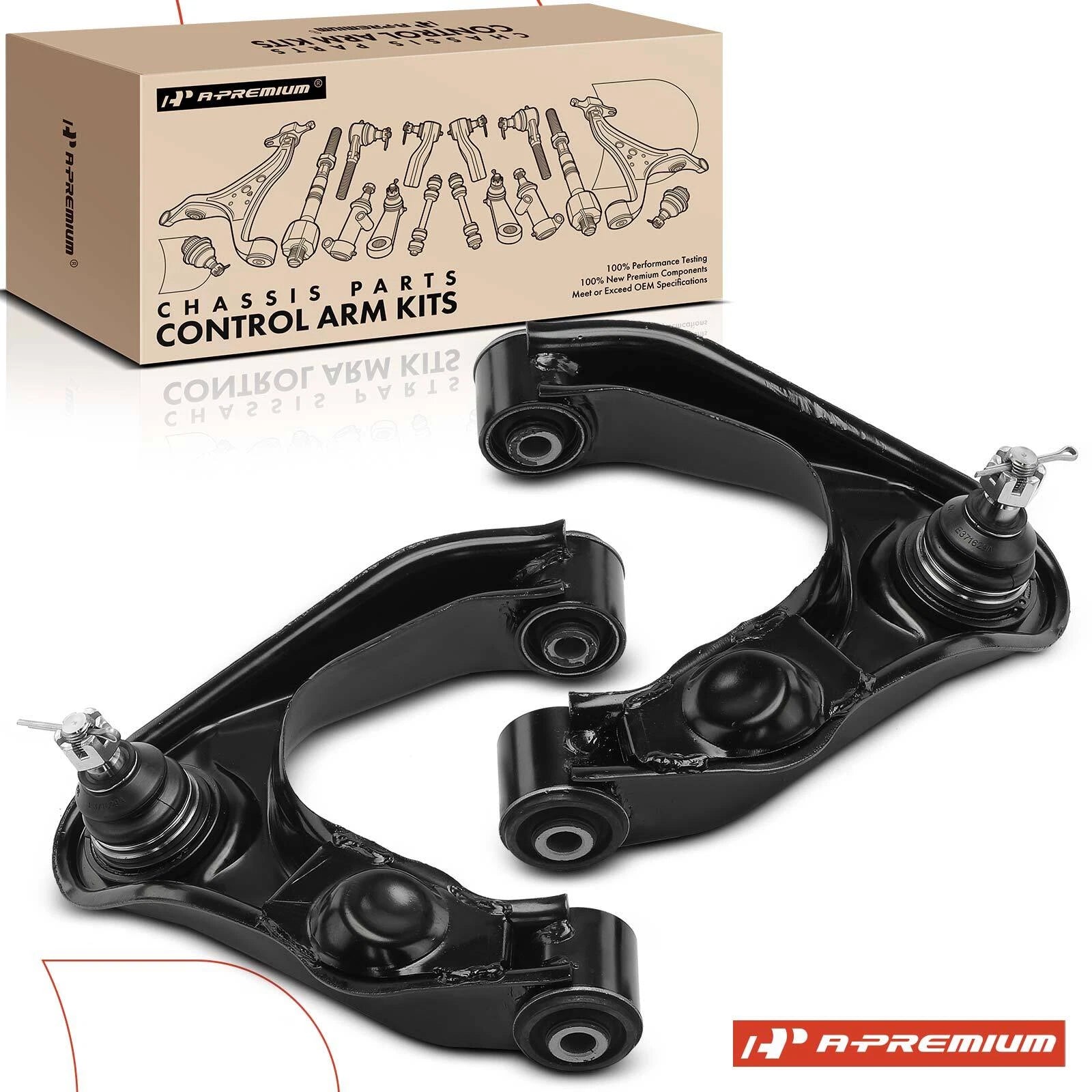 2X Front Upper Control Arm with Ball Joint for Nissan Frontier (1998–2004)