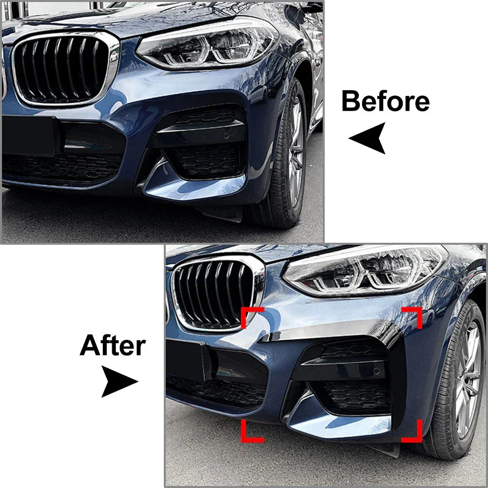 Fog Lamp Frame Trim for BMW X3 G01 Glossy Black (2018-2021)