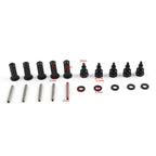 Black Windshield Well Nut Bolt Screws for Harley Road Glide (2015-2023)