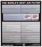 K&N 33-2334 HF Engine Air Filter for Chevrolet Impala LaCrosse Monte Carlo Grand Prix (2000–2009)