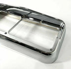 Headlight Bezels Chrome Plastic with Visor for Ford Ranger Dual Rectangular (1998–2003)