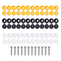 Weather Resistant Plate Screws and Hinged Covers for Car Number Plate Fixing