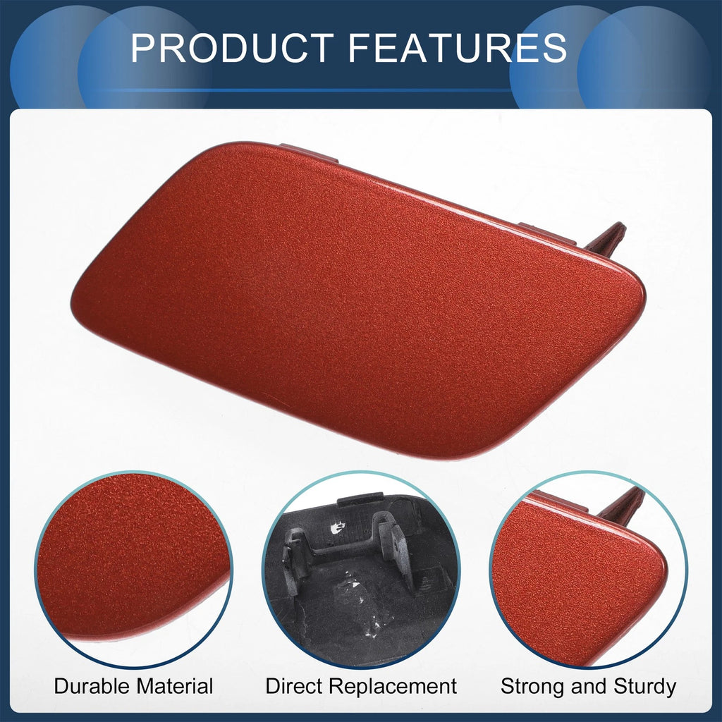 Front Left Washer Nozzle Cover Cap for Audi Q3 (2016–2017) Red