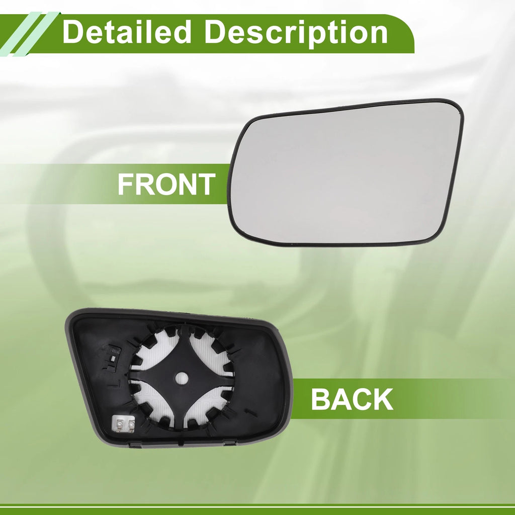 Set of 1 Left Driver Side Mirror Glass for Nissan Altima (2007–2013) No. 96302JB15E