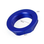 Billet Steering Stem Nut for Suzuki GSXR 600/750, YZF-R1, ZX6R, S1000RR (All Years) - Blue T9