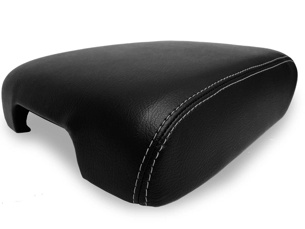 Console Lid Armrest Cover for Infiniti QX60 (2014–2020) Leather Gray Stitch