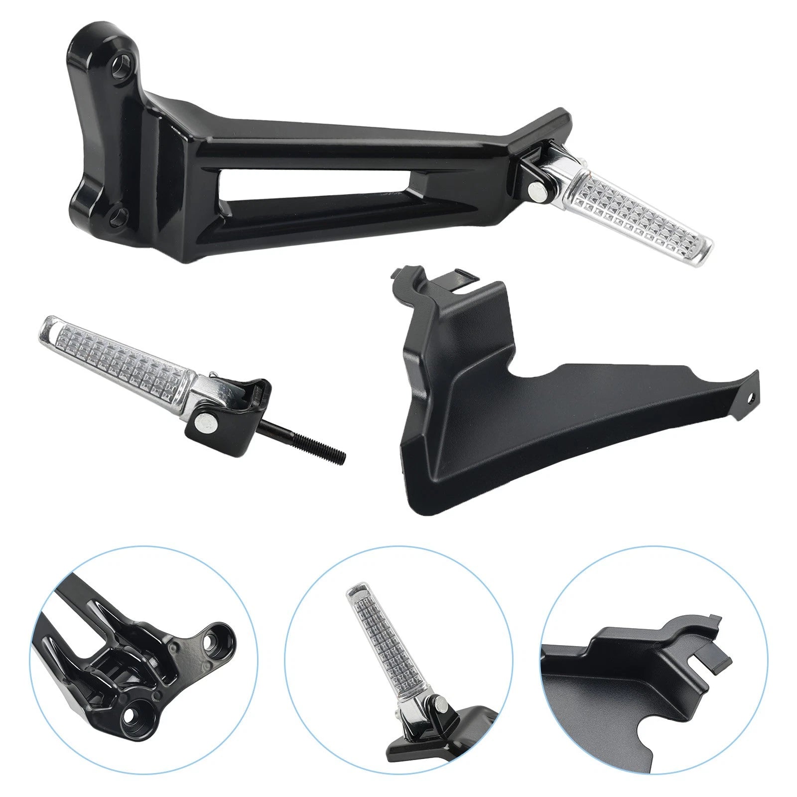 Rear Footrests Foot Pegs for Honda Rebel 1100 CMX1100 (2021–2023)