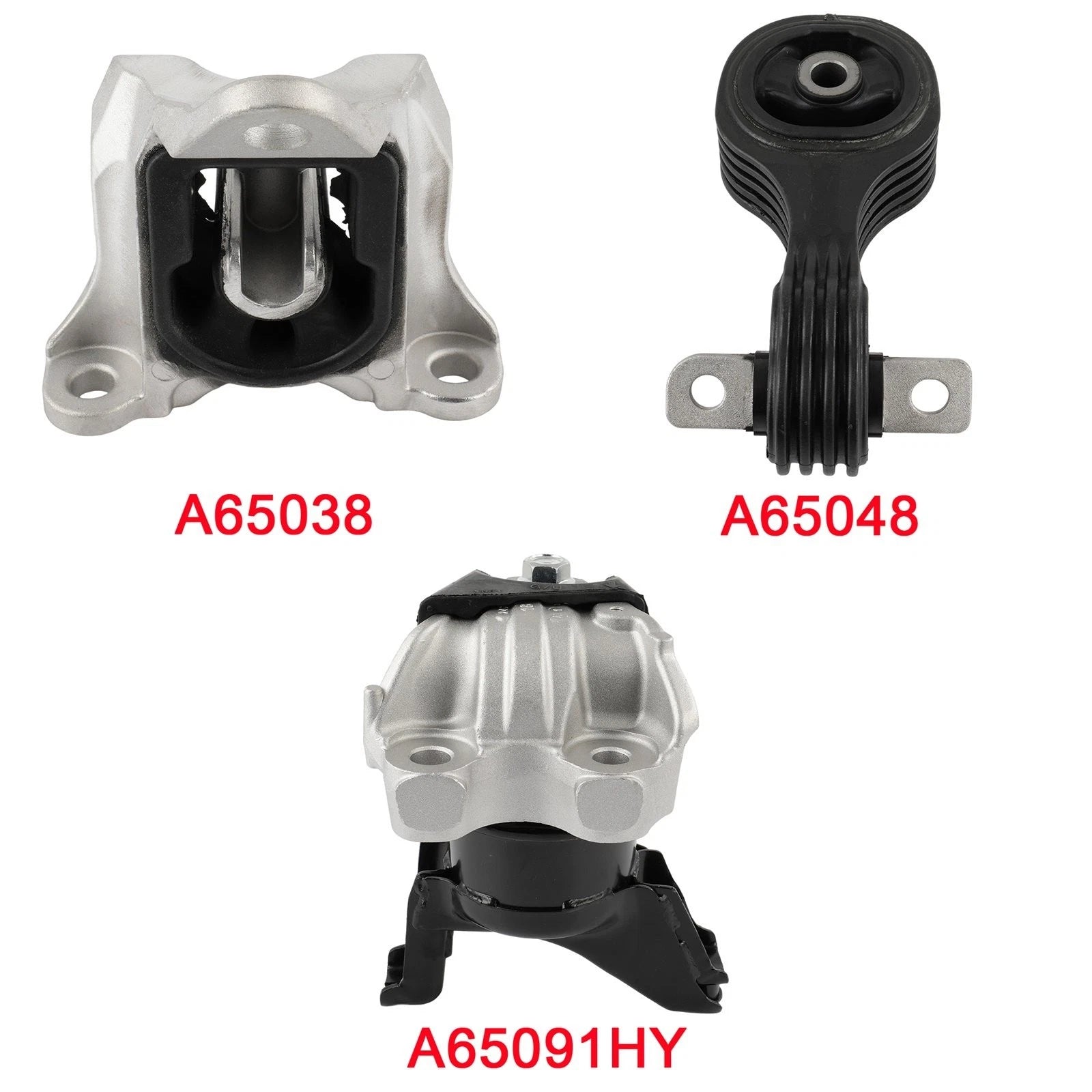 Set of 3 Engine Motor & Transmission Mounts for Honda Civic 2014-2015
