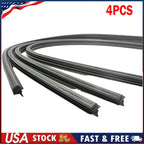 2 Pair Silicone Blade Refills for Universal Frameless Windshield Wipers