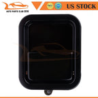 Outside Driver Door Handle for Jeep Wrangler (1997–2006) Black Plastic