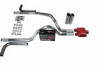 2.5" Dual Exhaust Kit for Dodge Dakota (1987–1996) - Cherry Bomb Extreme