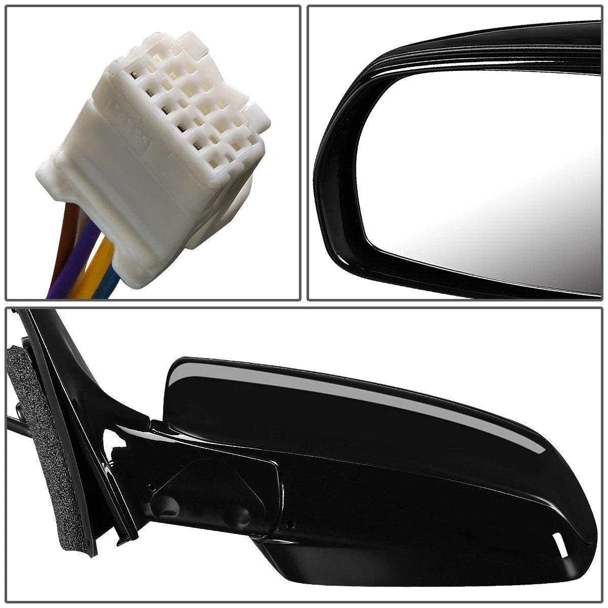 Powered Side View Door Mirror Left for Nissan Murano (2005–2007) NI1320181