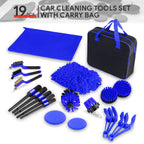 19-Piece Car Wash Cleaning Kit for All Vehicles (Interior Exterior)