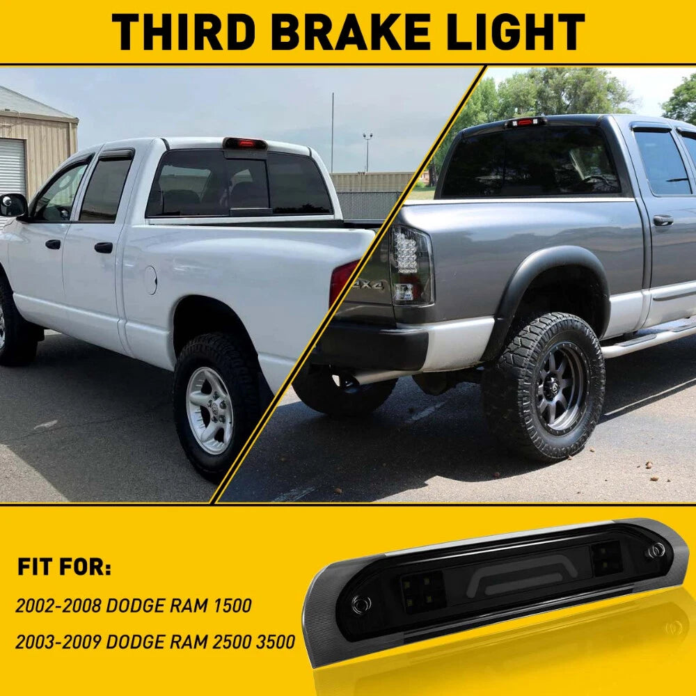Smoke LED Third Brake Light for Dodge Ram 1500 2500 3500 (2002â2009)