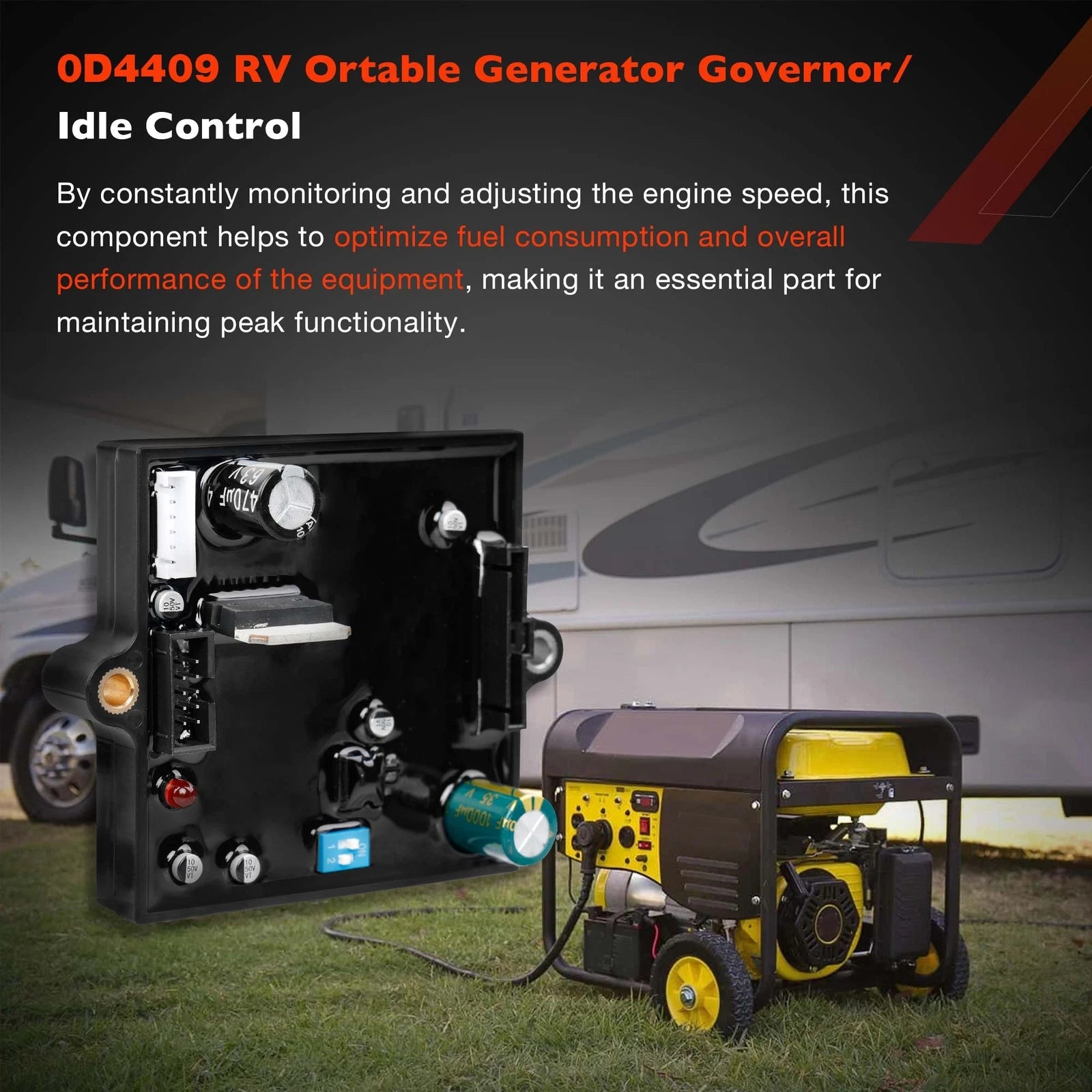 Governor Idle Control for Generac RV Portable Generator
