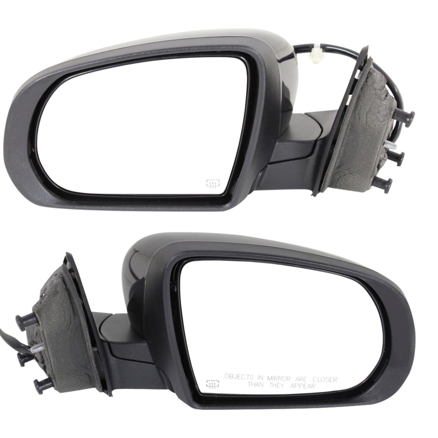 Power Mirror Set for Jeep Cherokee (2014–2017) - Memory Heated Paintable