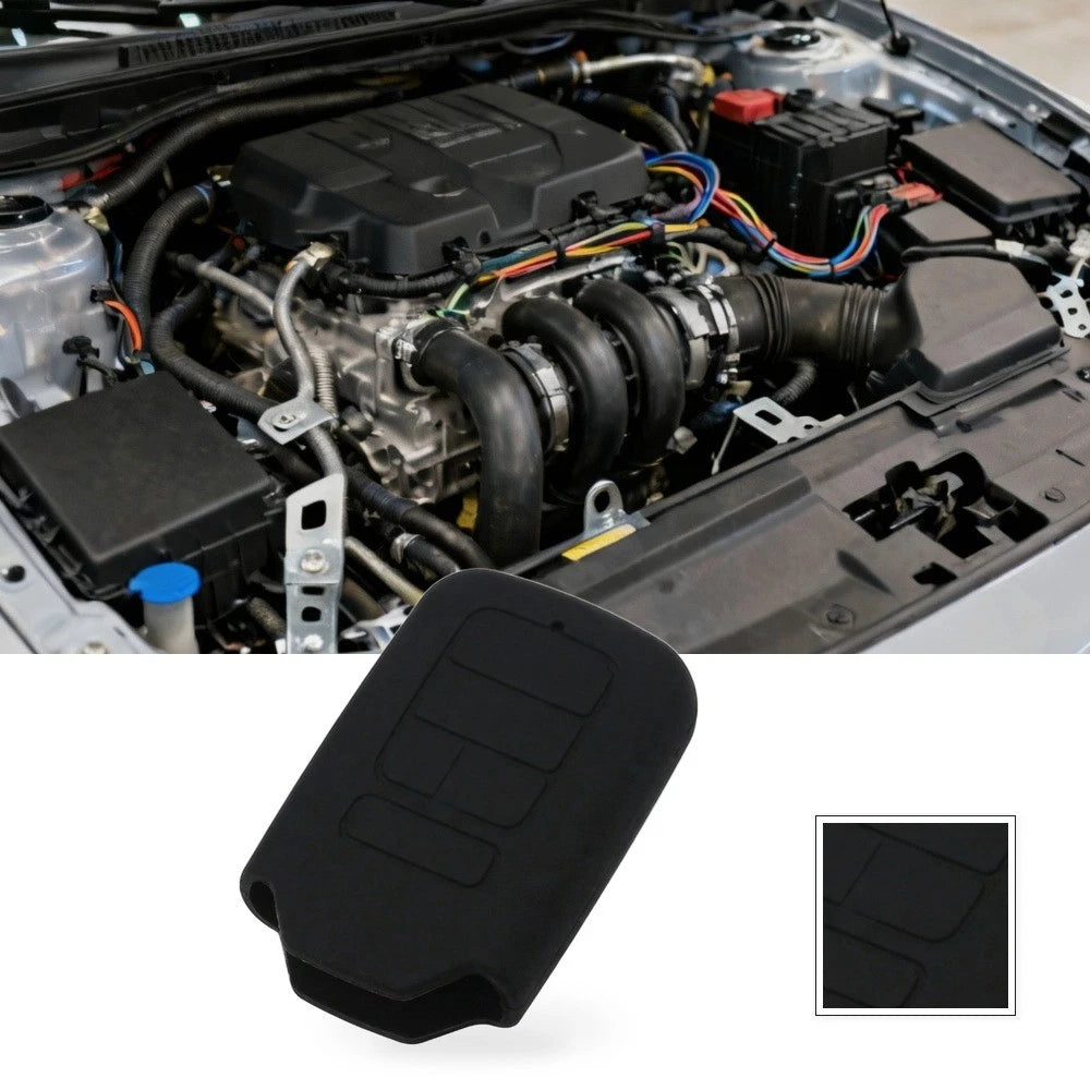 Silicone Key Case Cover for Honda Accord Civic CR-V (5-Button Smart Key)
