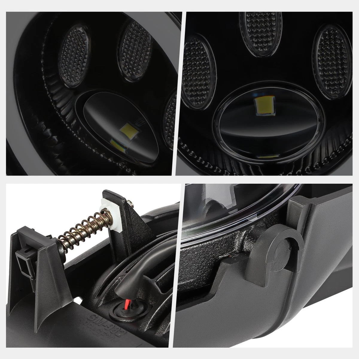Full LED Projector Fog Lights for Sierra 1500-3500 (2003–2007)