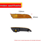 Front Fender Side Marker Light Housings Amber for Chrysler Crossfire (2004–2008)
