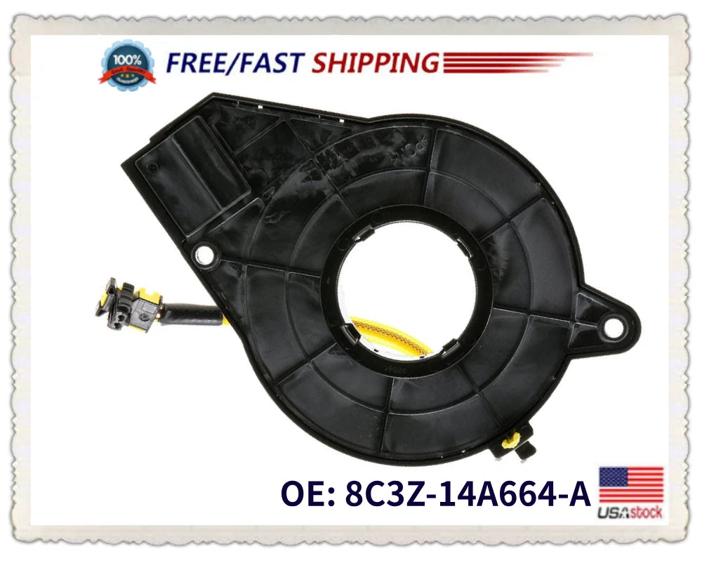 1Pc Clock Spring 8C3Z-14A664-A for Ford F250 F350 Super Duty (2008–2010)