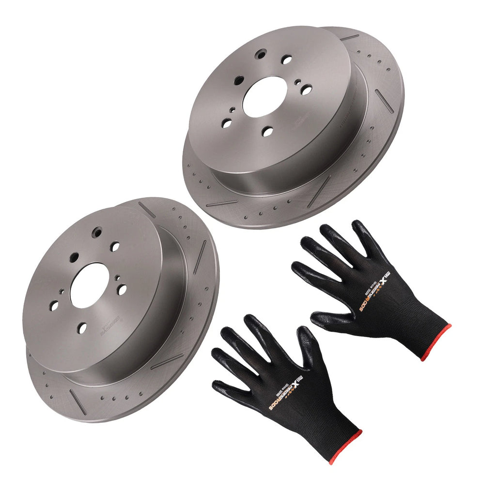 Rear Brake Rotors Set for Lexus RX450h (2010–2015) Toyota Sienna (2011–2020) S31544