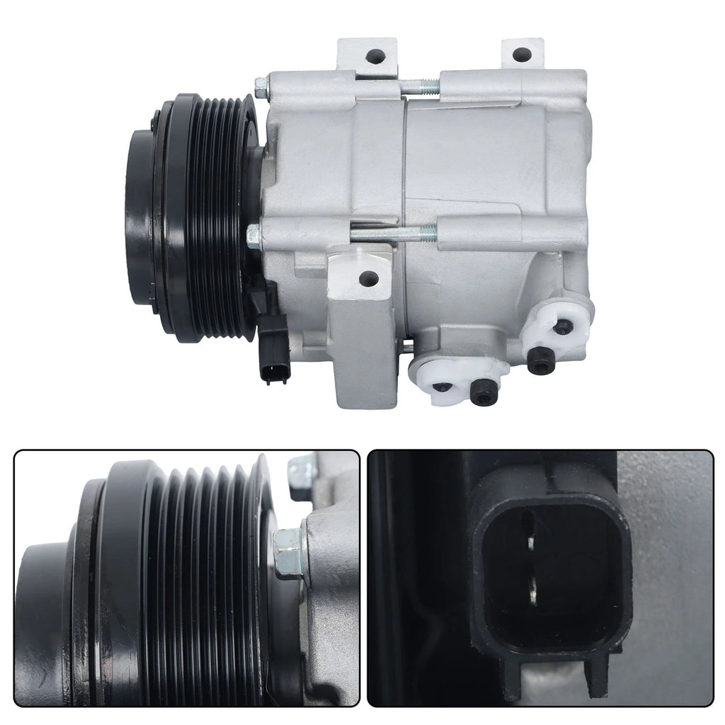 A/C Compressor for Ford E-150 E-250 E-350 E-450 Super Duty (2007-2019)
