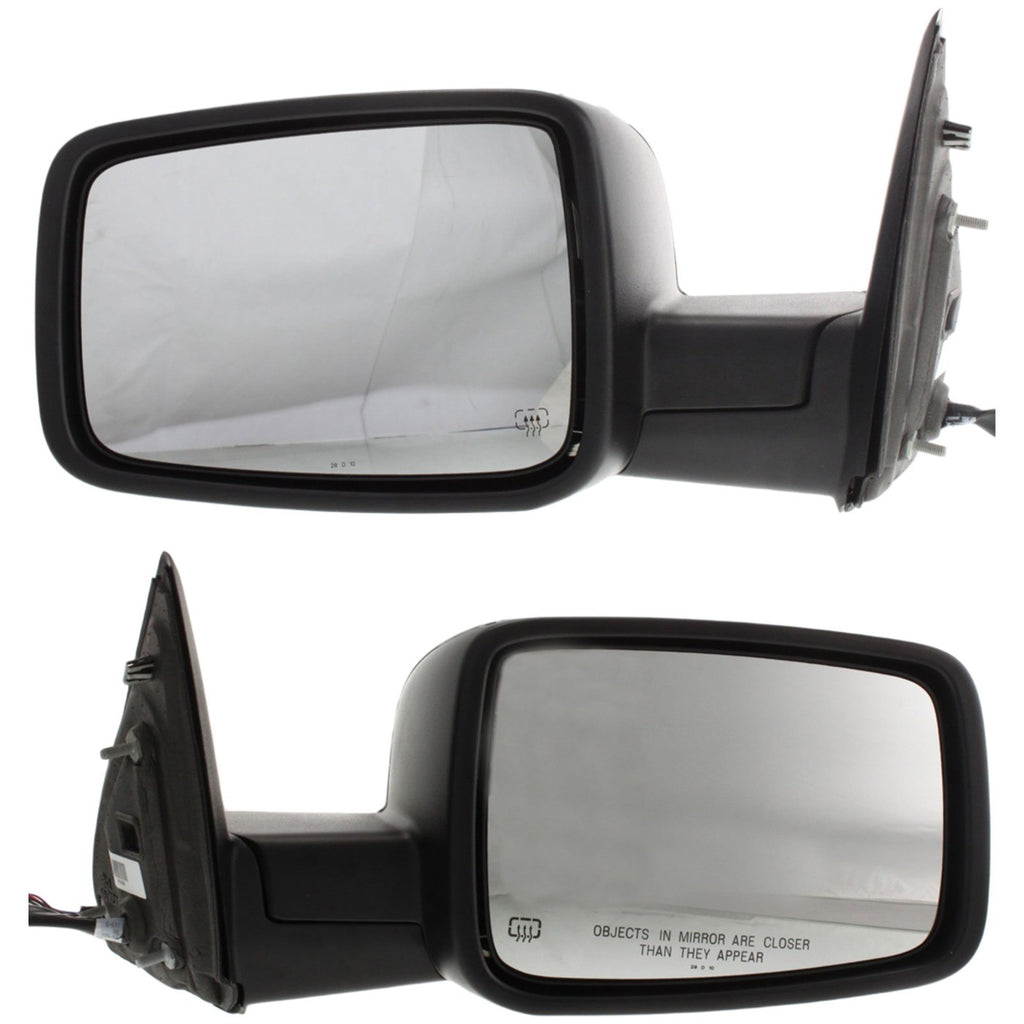 Set of 2 Heated Mirrors for Ram Truck