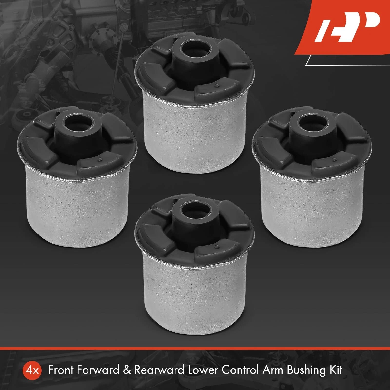 Set of 4 Front Lower Bushings for Jeep Liberty (2002–2012) Dodge Nitro