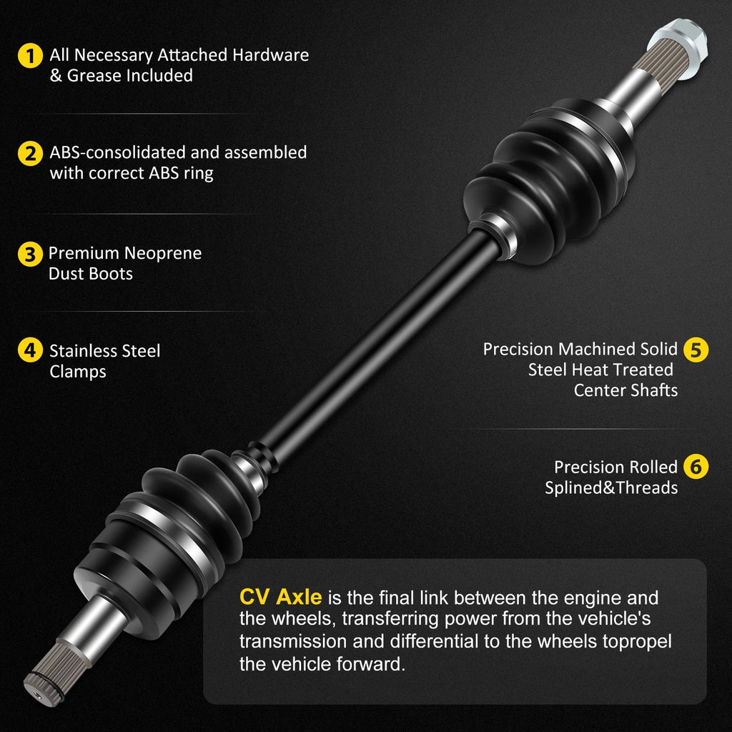 Front Driver Side CV Axle for Yamaha Rhino 450 660 (2006–2007)