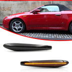 Sequential Smoked LED Fender Indicator Blinker Lamps for Alfa Romeo 159 (2005–2011)
