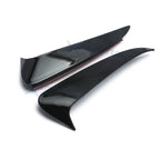 Black Rear Bumper Side Vent Spoiler Canard for Mercedes W205 C (2015-2018)