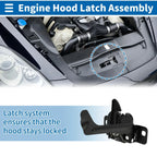 Hood Latch Assembly for Dodge Challenger (2008-2022) - 1 x Quality Replacement