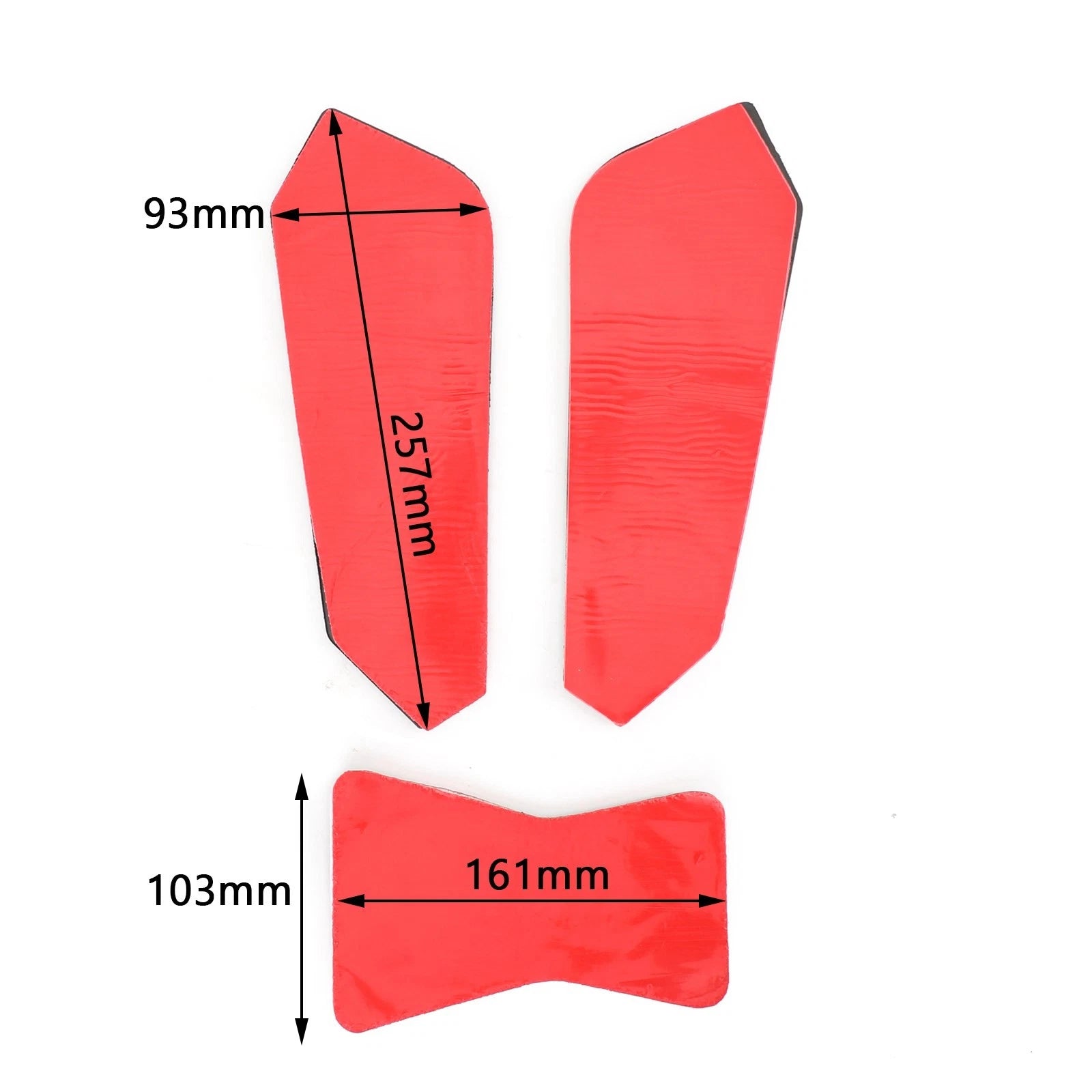 3X Tank Pads Traction Grips Protector for BMW F750GS F850GS (2018–2020)