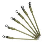 Set of 5 Carp Fishing Stem Swivels Feeder Connectors 607580mm for Rig Setup
