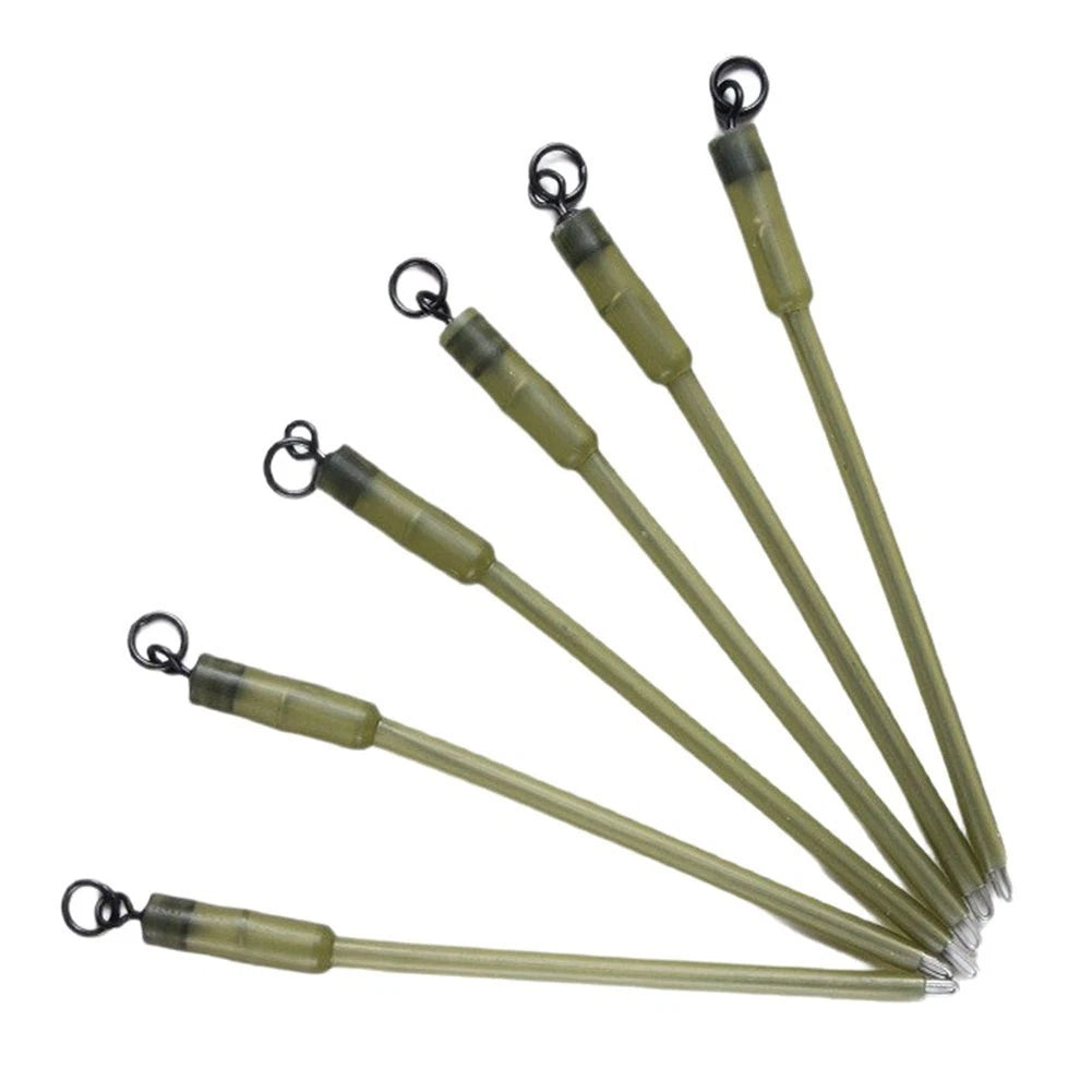 Set of 5 Carp Fishing Stem Swivels Feeder Connectors 607580mm for Rig Setup