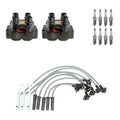 2X Ignition Coil Wires & 8 Platinum Spark Plugs Kit for Ranger L4