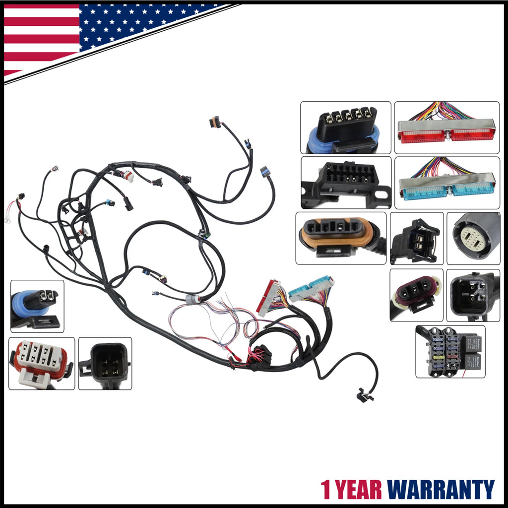 LS Swap DBC Standalone Wiring Harness for 97-06 LS1 Engine 4.8 5.3 6.0L w/ 4L80E