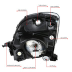 HID Headlight Lamp Assembly for Toyota Prius (2006–2009) RH Passenger Side