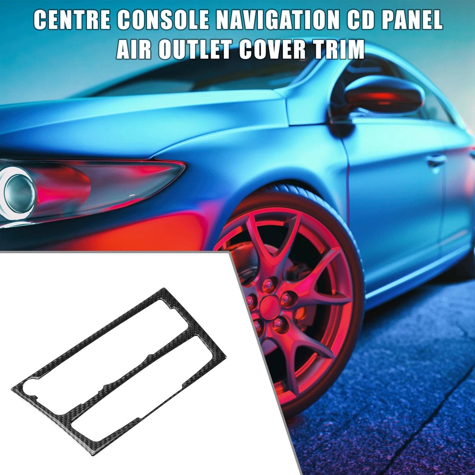 Centre Console Navigation CD Panel Air Outlet Trim for Audi A4 B8 A5 S5 (2008–2016)