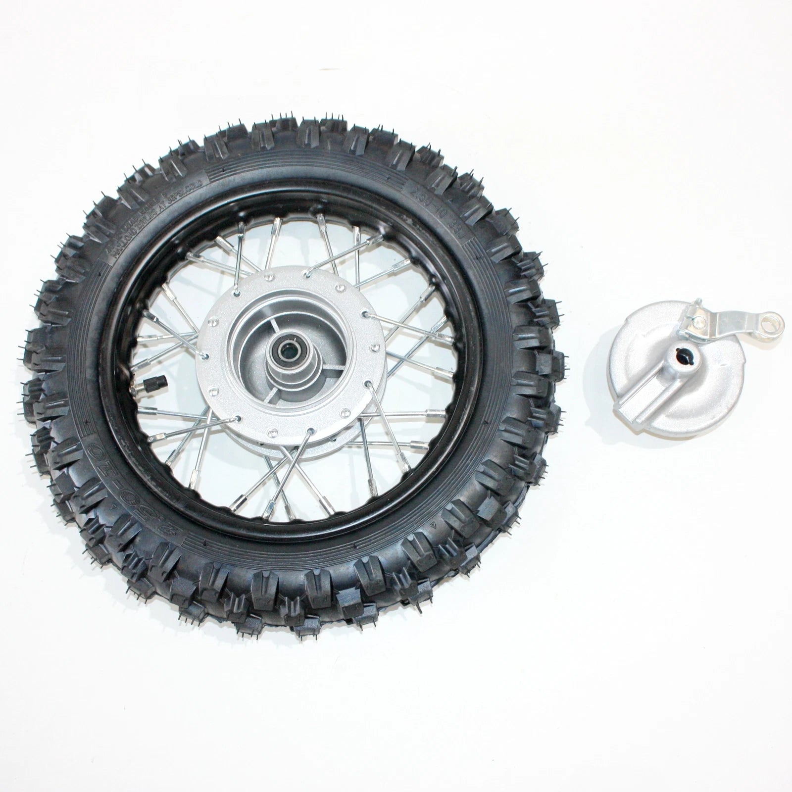 10" Front Drum Brake Wheel Rim + Tire for PIT PRO Trail Dirt Bike (2.50-10)
