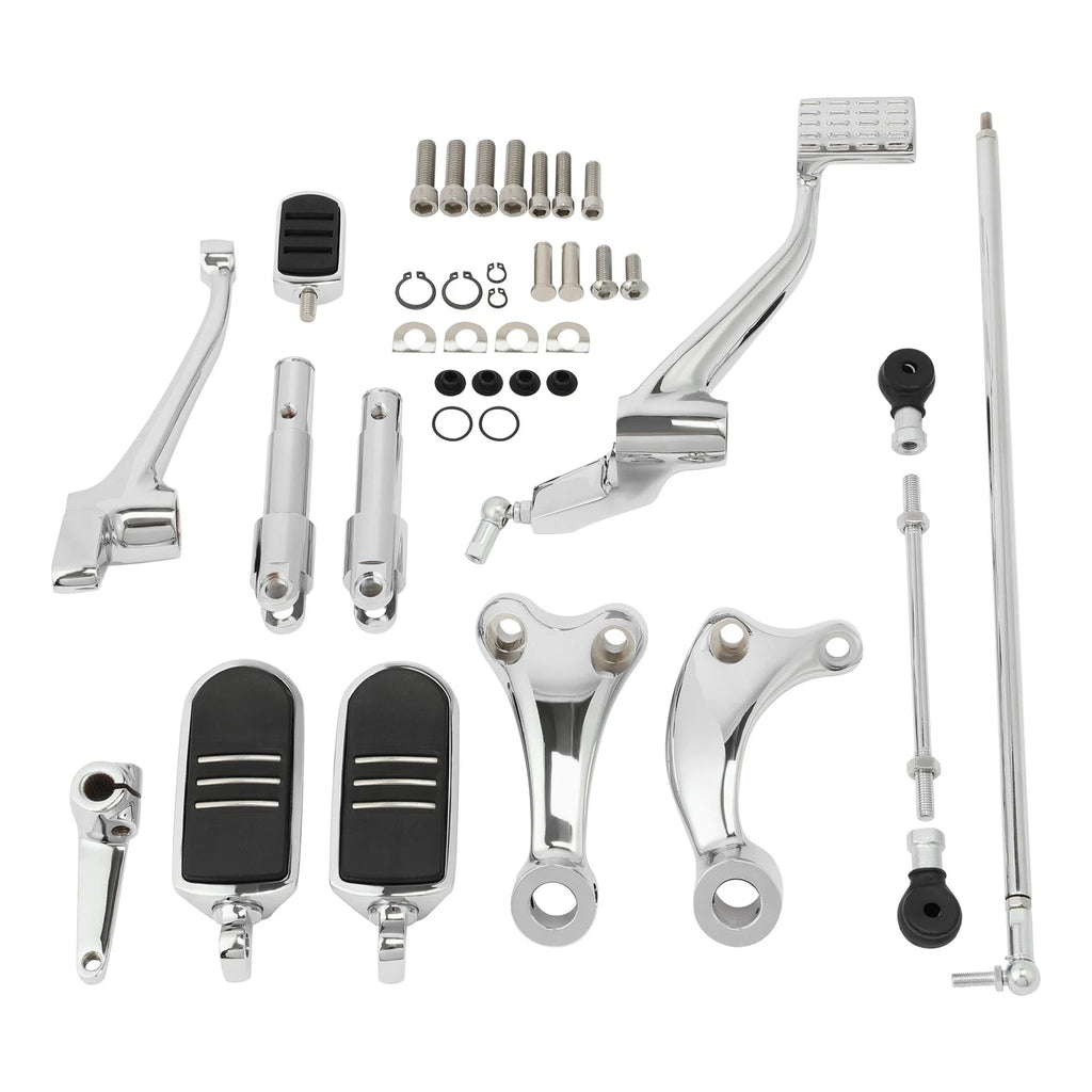 Foot Pegs Forward Control Kit for Harley Sportster XL 883 1200 (2004–2013) Chrome